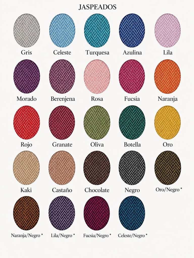 Fajas Jaspeadas Seda (5/20 (2,5mts. x 20cm), Gris)